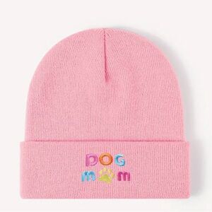 Dog Mom Knit Beanie Hat Brand New 🐾